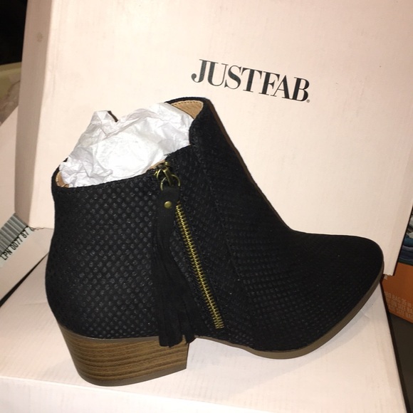 JustFab Shoes - Black Booties